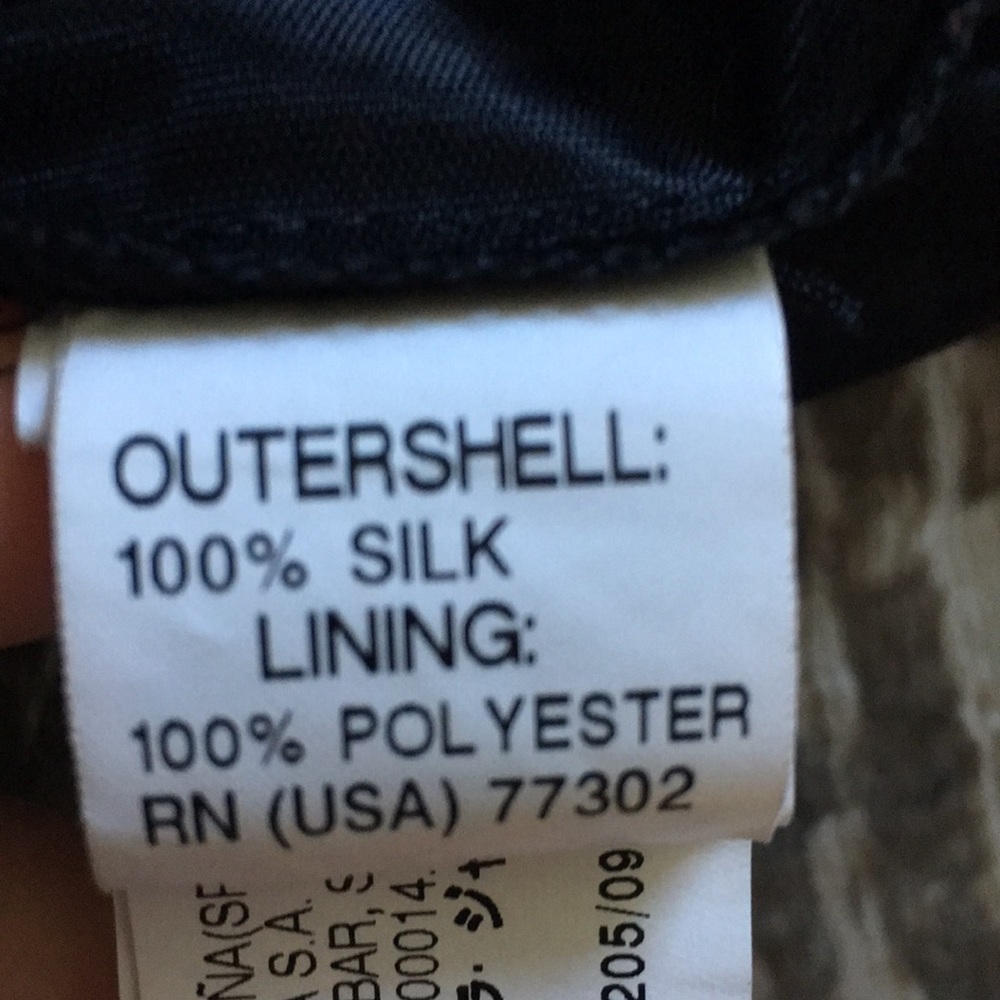 Zara Basic!!! Size S % Silk Outer Shell % Lining - image 4